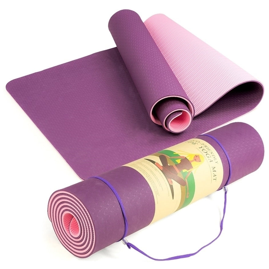 Non-Slip Yoga Mat 6mm – Pilates & Gym