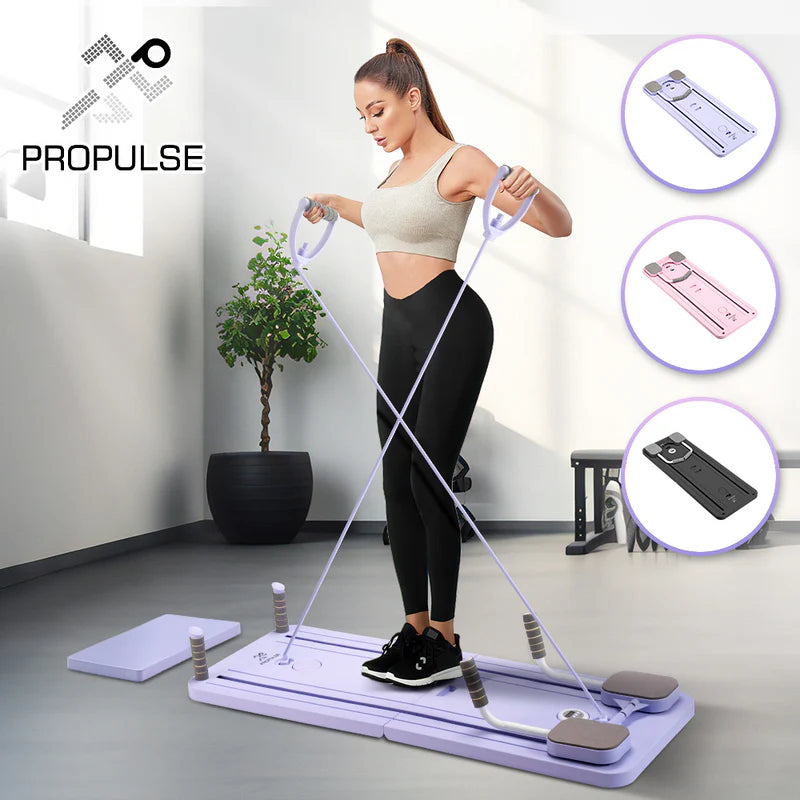 Foldable Fitness Pilates Board – Multi-Functional Abdominal Trainer