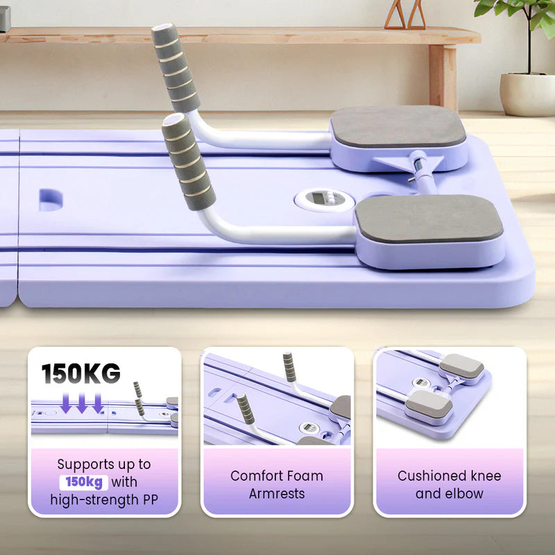Foldable Fitness Pilates Board – Multi-Functional Abdominal Trainer