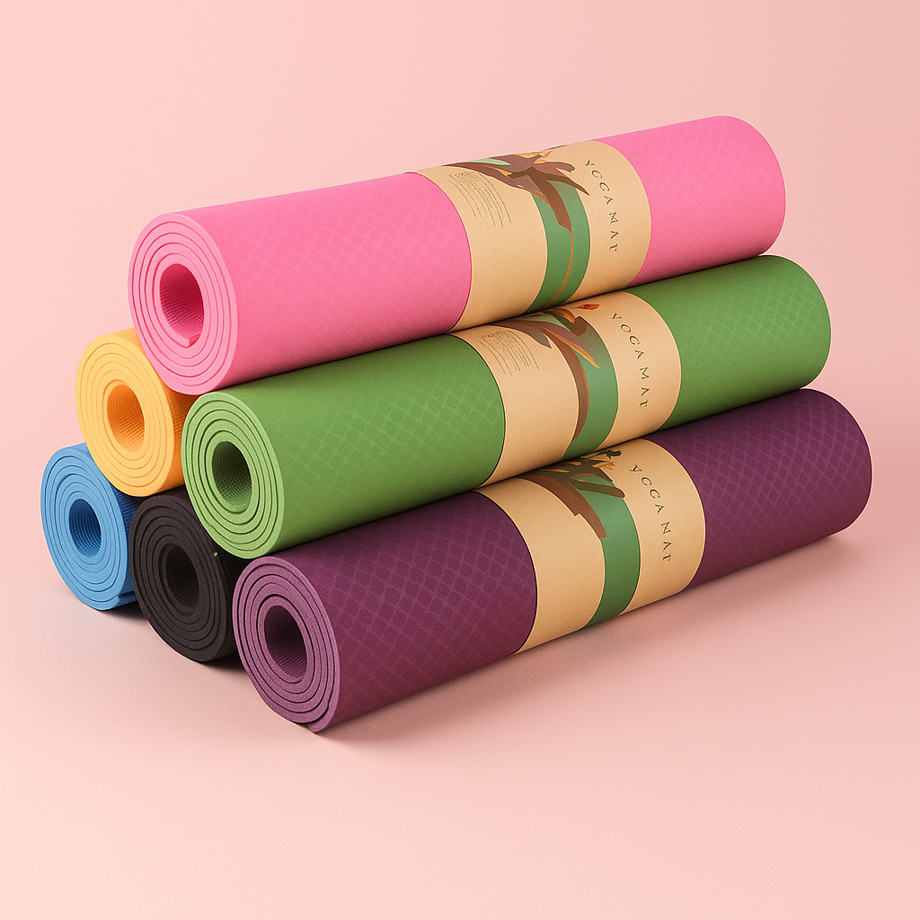 Non-Slip Yoga Mat 6mm – Pilates & Gym